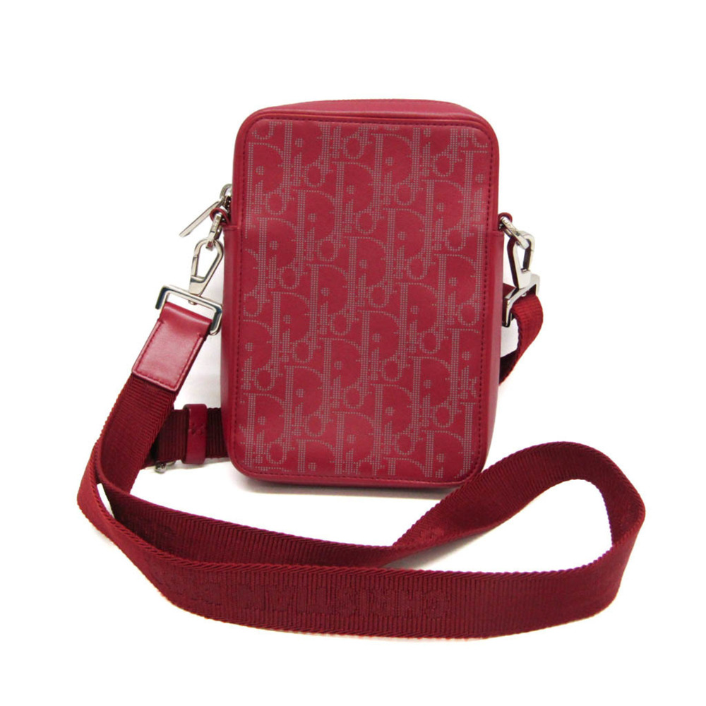 Christian Dior World Tour Zip Messenger Oblique Galaxy Leather